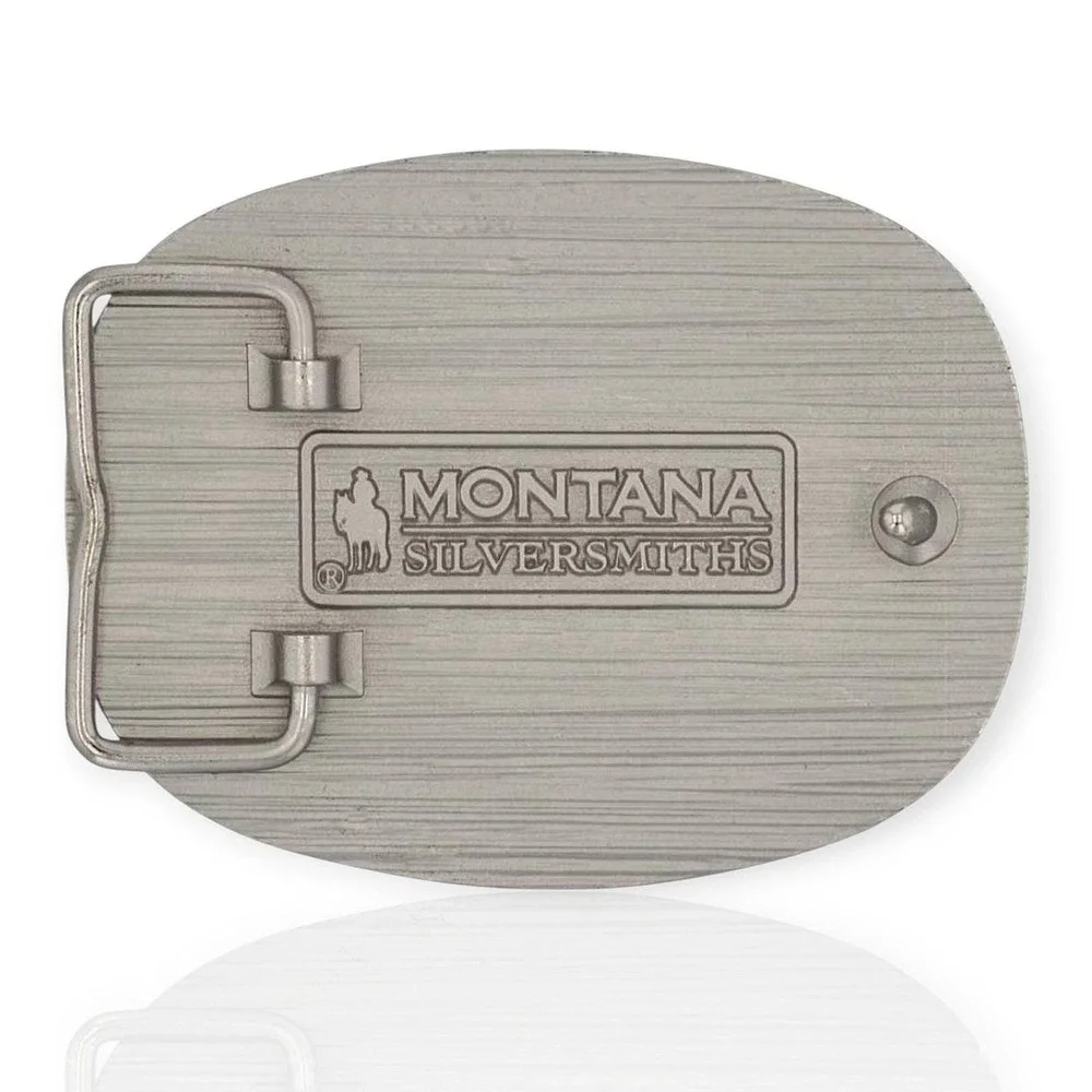 Montana Silversmiths Don't Tread‎ On Me Roped Gadsden Belt Buckle Retail $45 NEW